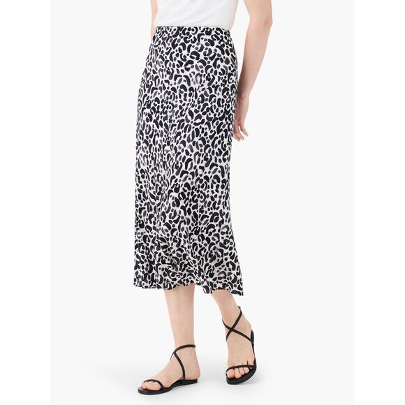 NIC + ZOE ONYX ANIMAL SLIP SKIRT NWT SIZE XL - Picture 1 of 8